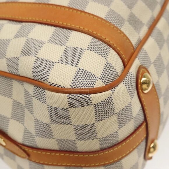 LOUIS VUITTON Damier Azur Stresa PM Tote Bag M51188 LV Auth 138702 - Picture 4 of 16